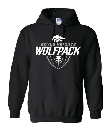 WOLFPACK - 2022-7ON7STYLE - HOODIE COTTON - BLACK