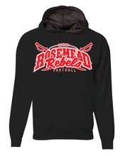Load image into Gallery viewer, ROSEMEAD REBELS - 2025 PERFORMANCE FLEECE HOOD - BLACK