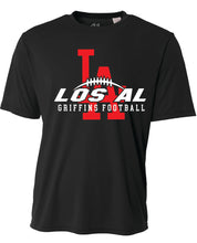 Load image into Gallery viewer, LOS ALAMITOS - DRIFIT CREWNECK- BLACK - 100% POLYESTER - ALL PRO STYLE
