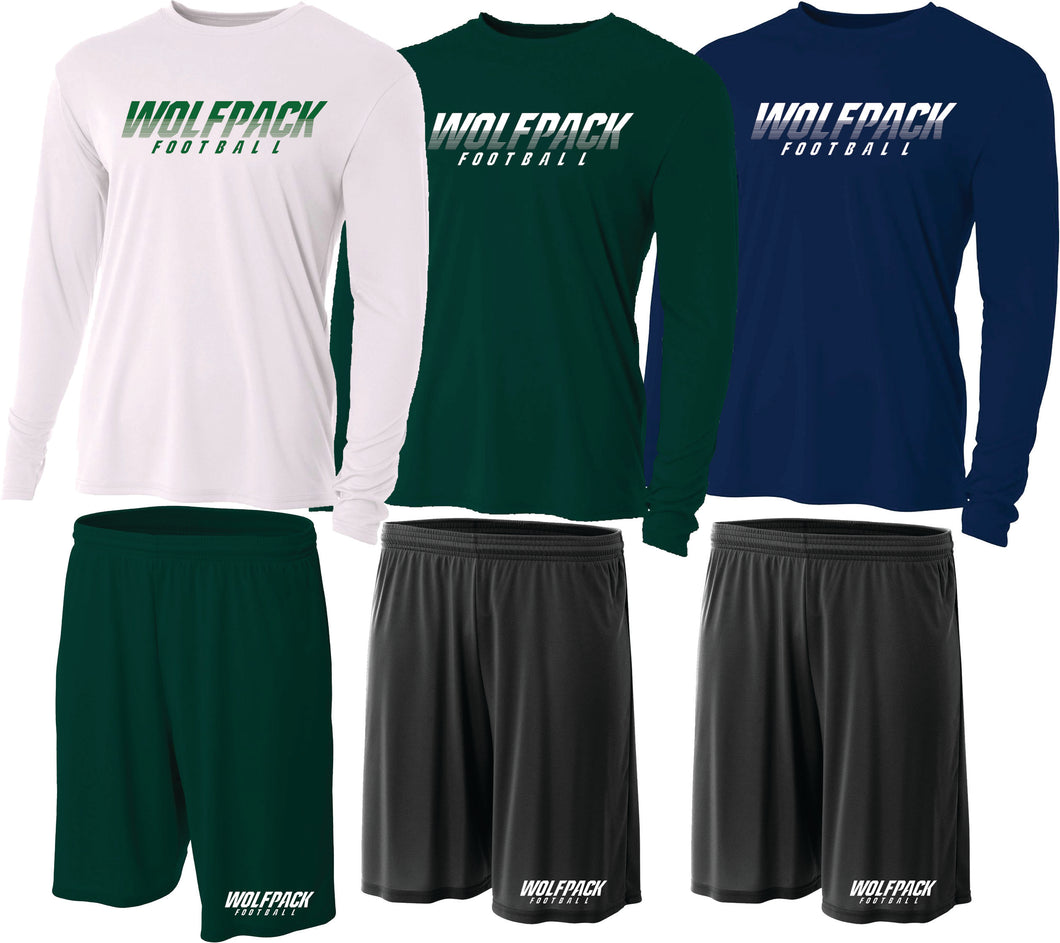COACHES 3PACK COMBO COACH ONLY -  3 TOP LONGSLEEVE/ 3 SHORTS