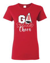 Load image into Gallery viewer, Rebels Cheer GO Rebels - RED Tshirt - Cotton Shirt