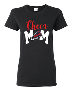 Rebels Cheer MOM - Black Tshirt - Cotton Shirt
