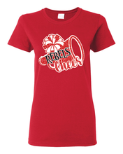 Load image into Gallery viewer, ROSEMEAD REBELS - 2025 - CHEER GLITTER - RE SHIRT - RED GLITTER