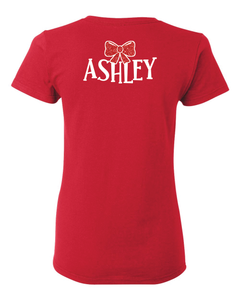 ROSEMEAD REBELS - 2025 - CHEER GLITTER - RE SHIRT - RED GLITTER
