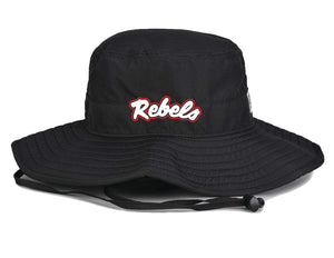 REBELS BOONEY - BLACK WITH LOGO EMBROIDERED