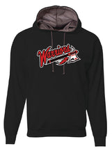 Load image into Gallery viewer, WARRIOR - FAN PERFORMANCE FLEECE HOOD - BLACK POLYESTER SHIRT 100% POLYESTER