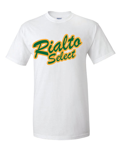 RIALTO SOFTBALL - COTTON SHIRT 100% COTTON - CREWNECK SHIRT - WHITE