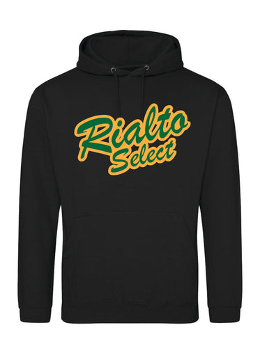 RIALTO SOFTBALL -HOODED REGULAR COTTON 100%  - BLACK (CHAR NOT AVAILABLE IN COTTON)