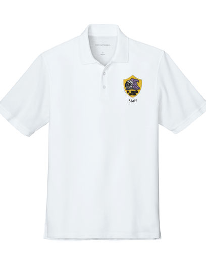 ST. GEORGE STAFF POLOS 2025  - WHITE