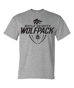 WOLFPACK - 2022- 7on7 STYLE - LOGO TSHIRT - SPORTS GRAY - COTTON