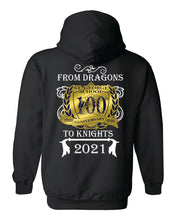 Load image into Gallery viewer, St. George -Black DRIFIT STYLE NEW - DRAGONS-TO-KNIGHTS Hoodie