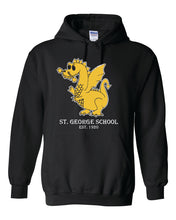 Load image into Gallery viewer, St. George -Black DRIFIT STYLE NEW - DRAGONS-TO-KNIGHTS Hoodie