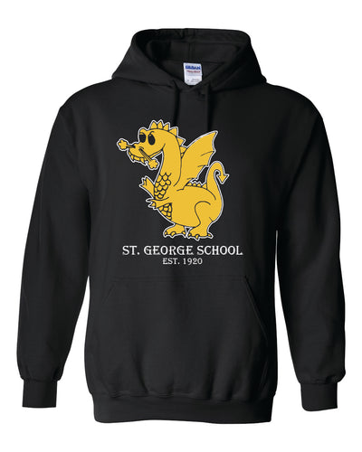 St. George -Black DRIFIT STYLE NEW - DRAGONS-TO-KNIGHTS Hoodie