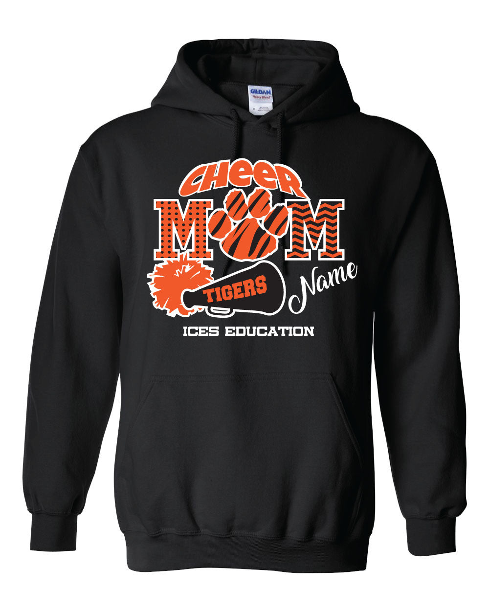 Eastmont Int. Cheer Black Hoodie Cheer Mom