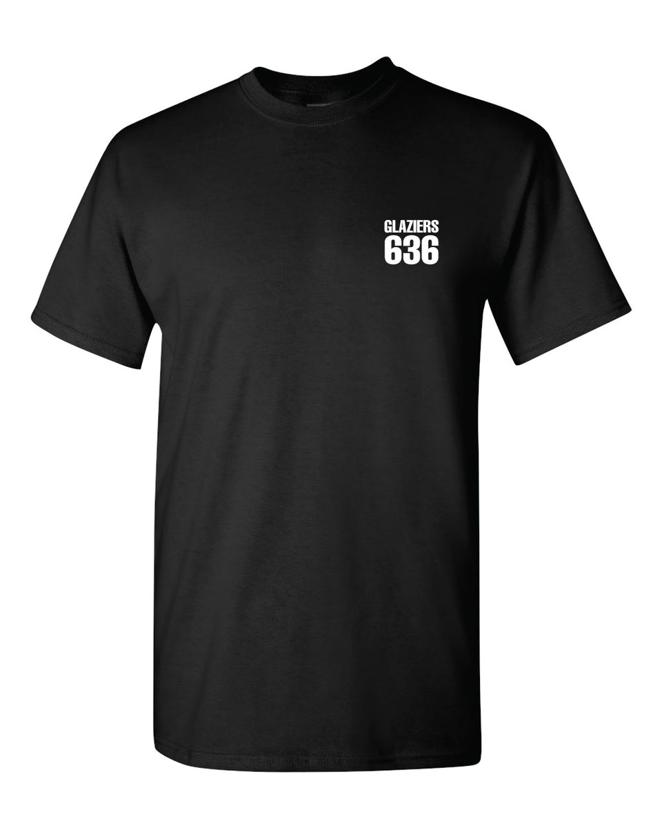 Glaziers 636 Union - Black T-Shirt Black – The Mata Co / Shirtfamous.com