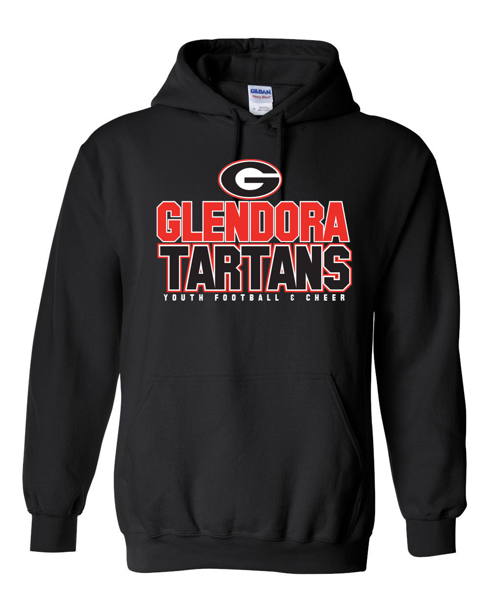Glendora Tartans - Black hoodie