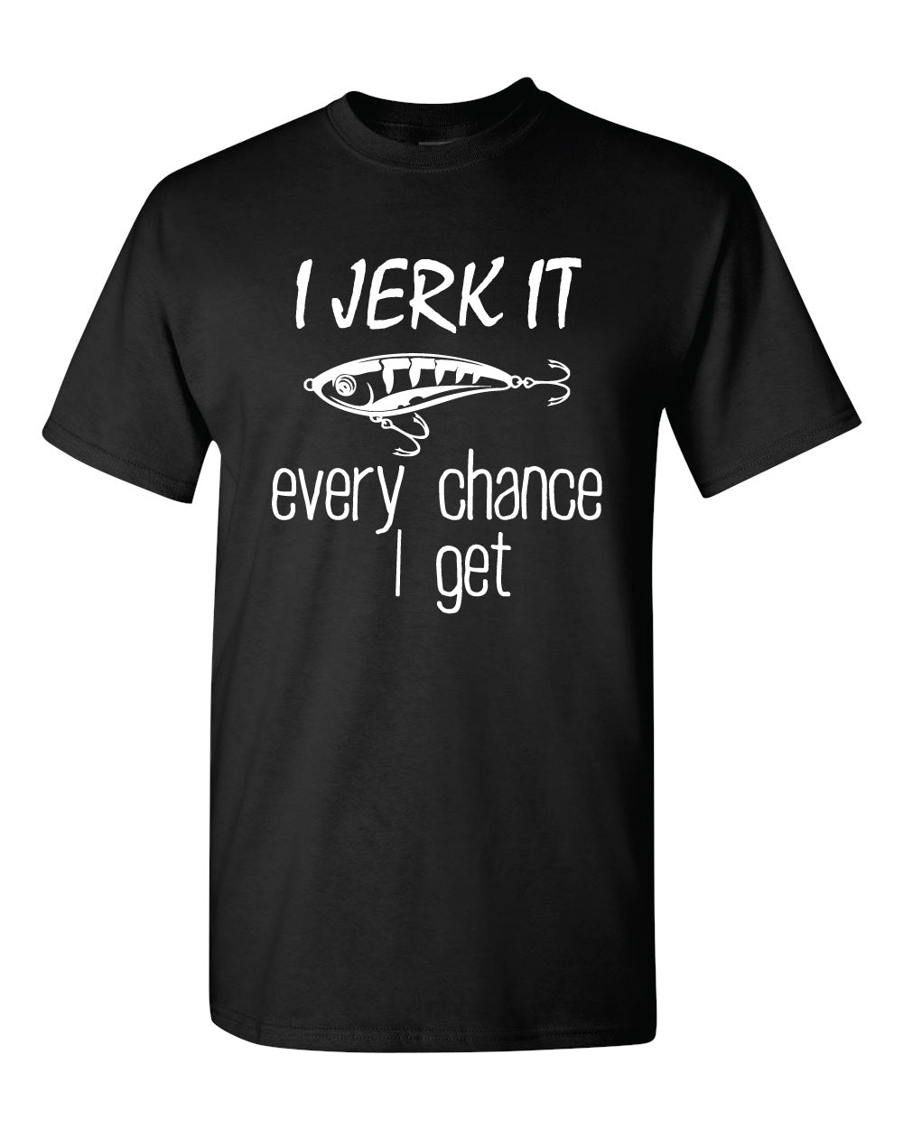 Fishing Jerk - Black T-Shirt Black