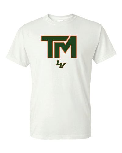 TRENCH MOB - LV - WHITE TSHIRT CREWNECK / COTTON 100%